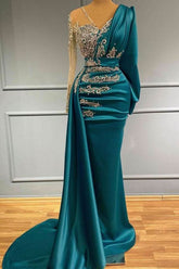 BMbride Elegant floor-length evening dress prom dresses with sleeves BMbride